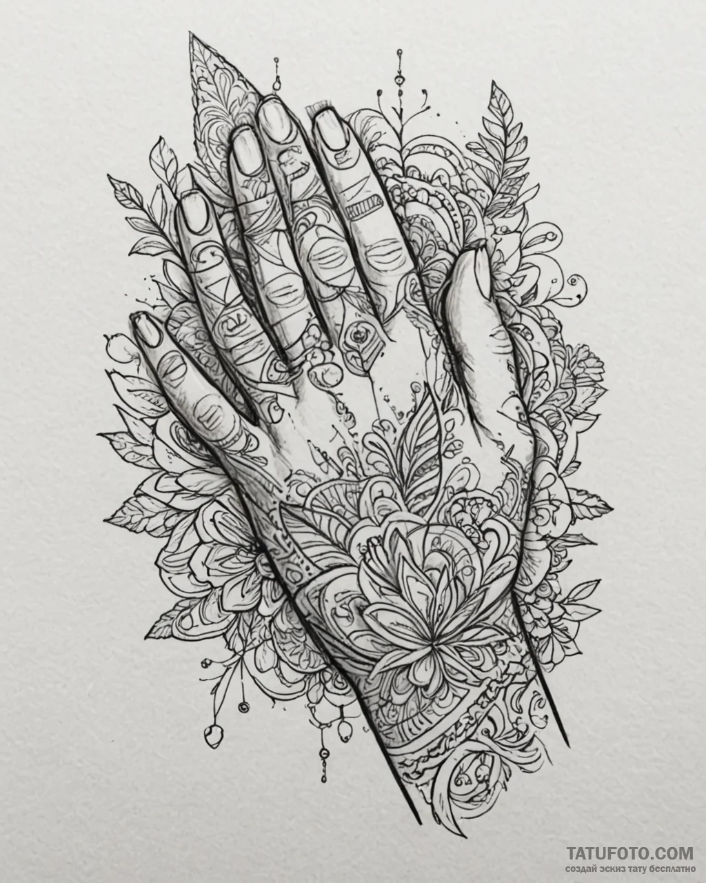 Tat tattoo sketch, designer’s hand sketching... - эскиз тату (№1753141461_0, 21.07.2025 23:44) — Tatufoto.com