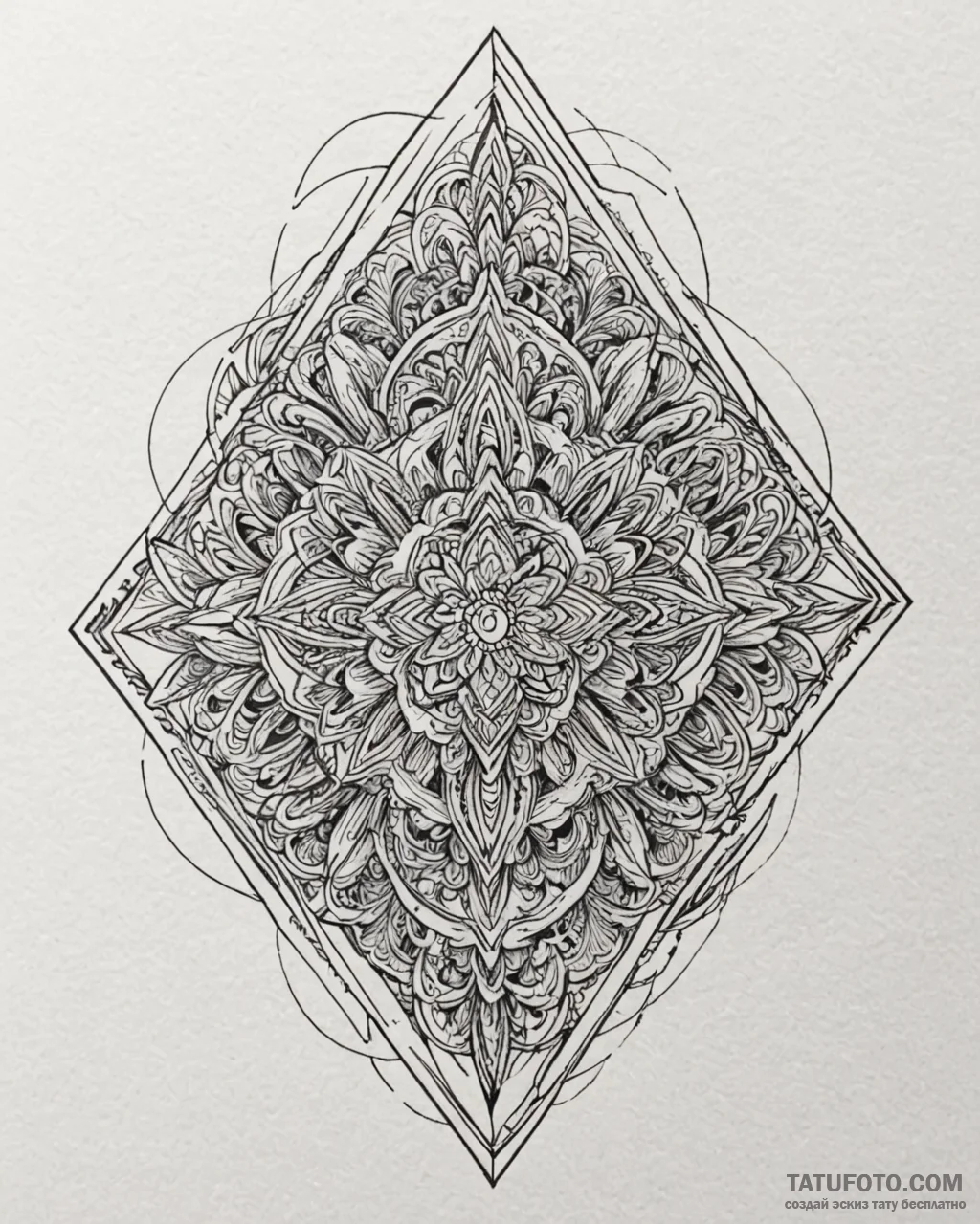 Tattoo sketch, simple thin geometric cube wit... - эскиз тату (№1753146277_0, 22.07.2025 01:04) — Tatufoto.com