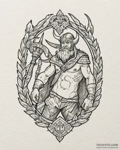 астерикс и викинги (asterix and the vikings,... - эскиз тату (№1753147127_0, 22.07.2025 01:18) — Tatufoto.com