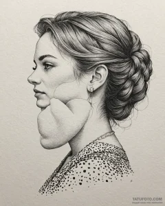 Eskiz.to, tattoo sketch, sally carrera elegan... - эскиз тату (№1753147893_0, 22.07.2025 01:31) — Tatufoto.com