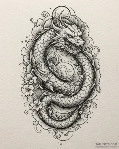 черепа с огнём и дымом, ink illustration for... - эскиз тату (№1753148491_0, 22.07.2025 01:41) — Tatufoto.com