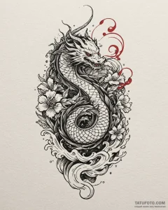 Tattoo sketch, minimalist black thin line mou... - эскиз тату (№1753149346_0, 22.07.2025 01:55) — Tatufoto.com
