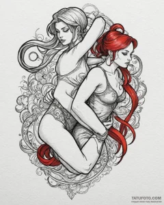Tattoo sketch, peni parker and sp//dr in acti... - эскиз тату (№1753150029_0, 22.07.2025 02:07) — Tatufoto.com