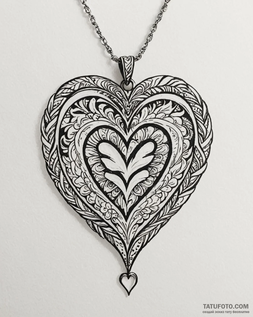 Tattoo sketch, moana’s necklace with glowing... - эскиз тату (№1753151562_0, 22.07.2025 02:32) — Tatufoto.com