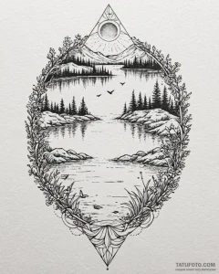 Eskiz.to, tattoo sketch, gloria resting by th... - эскиз тату (№1753152828_0, 22.07.2025 02:53) — Tatufoto.com