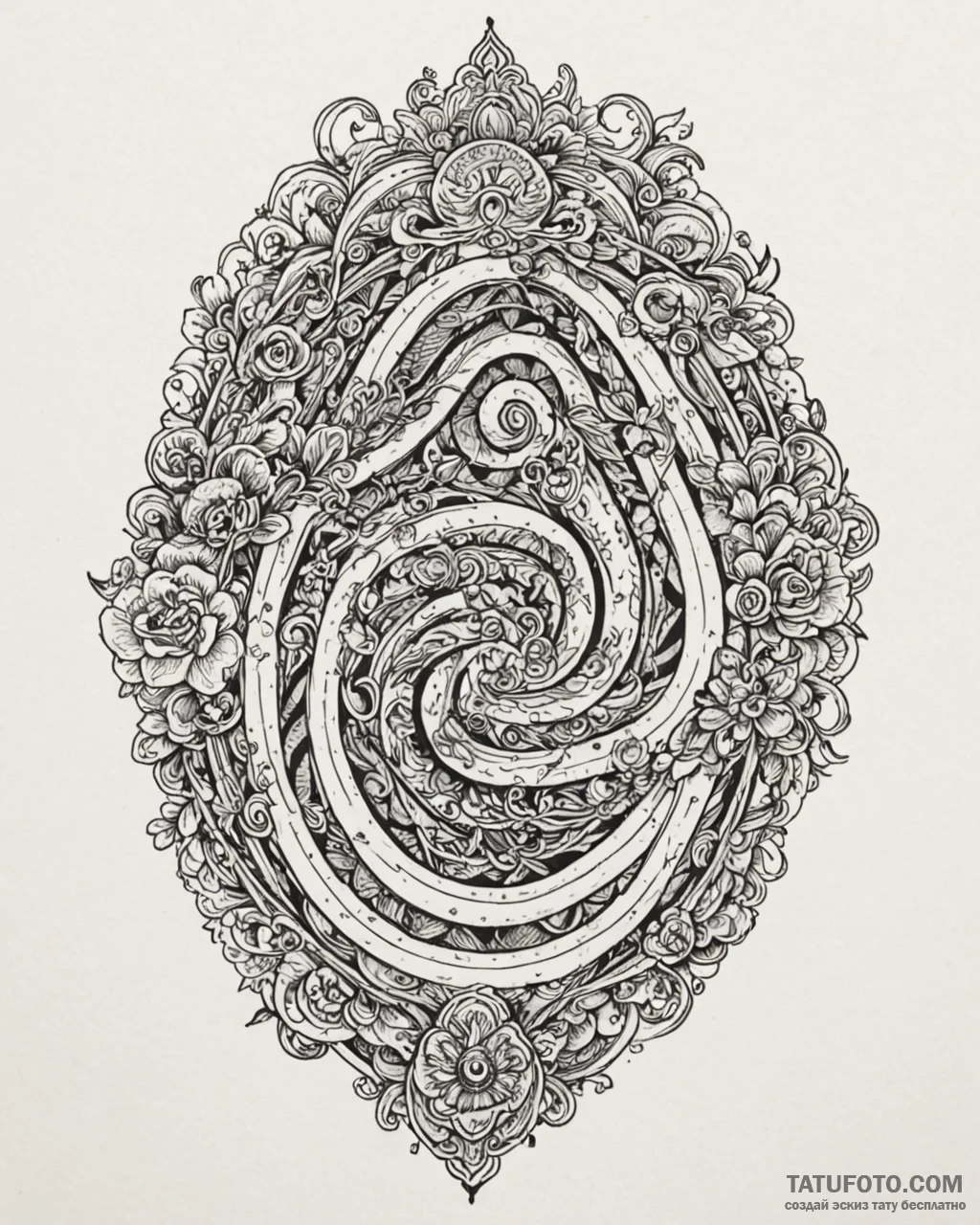 Tattoo sketch, sugar rush race track with can... - эскиз тату (№1753186035_0, 22.07.2025 12:07) — Tatufoto.com
