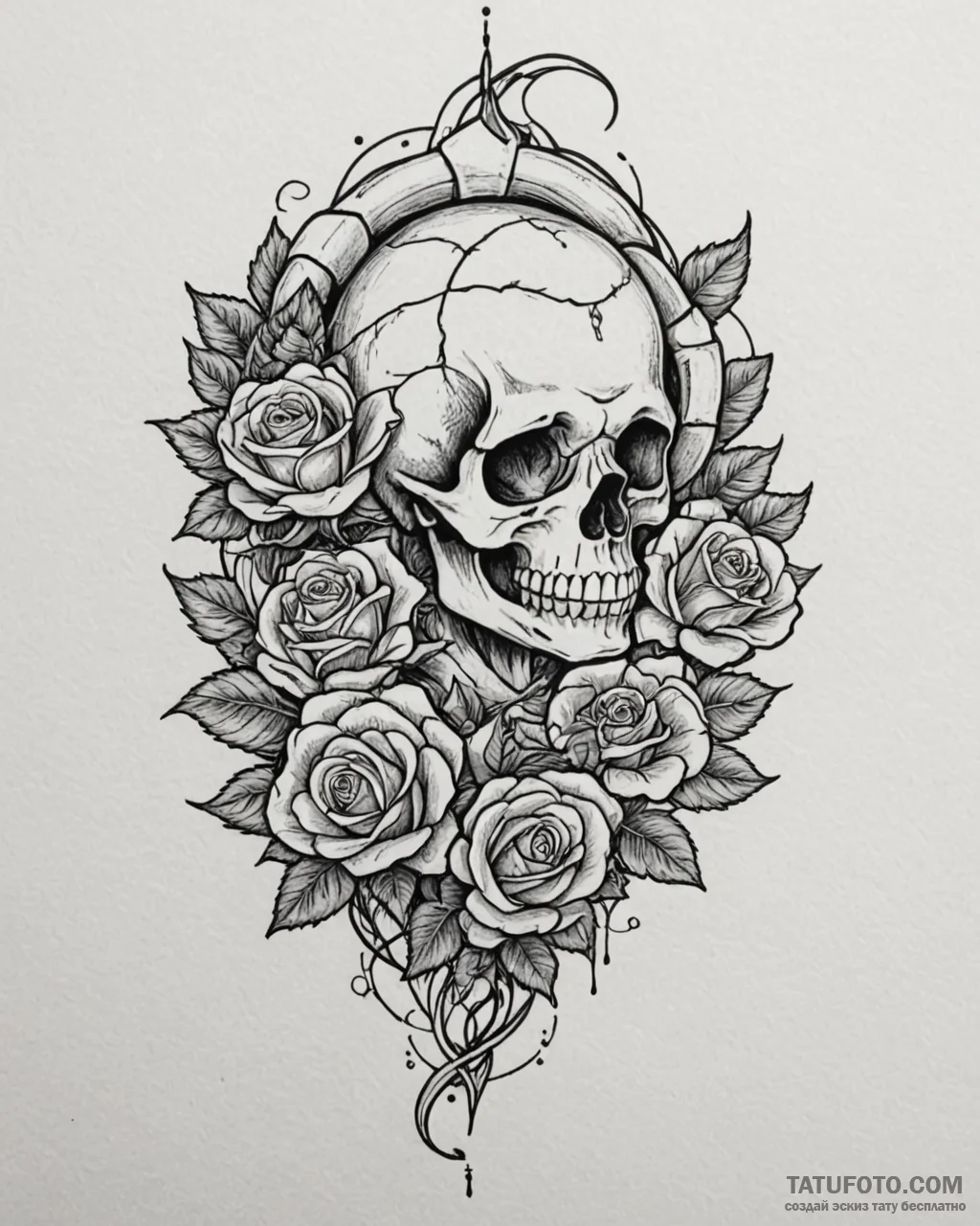 программистка, artistic tattoo sketch, soft w... - эскиз тату (№1753191662_0, 22.07.2025 13:41) — Tatufoto.com