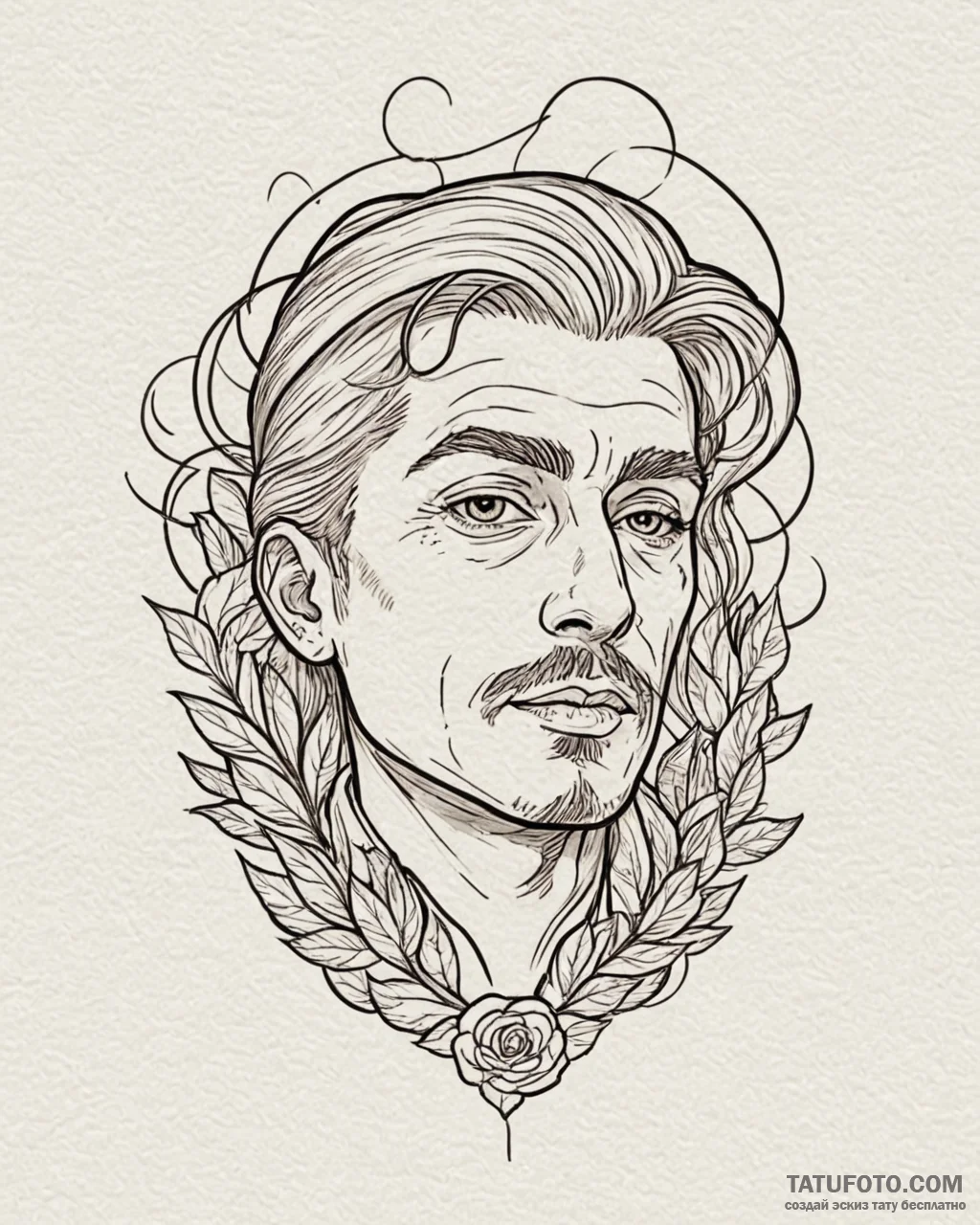 менеджер, tattoo line art, bold outlines, thi… — эскиз тату (№1753193700_0, 22.07.2025 14:15) — Tatufoto.com