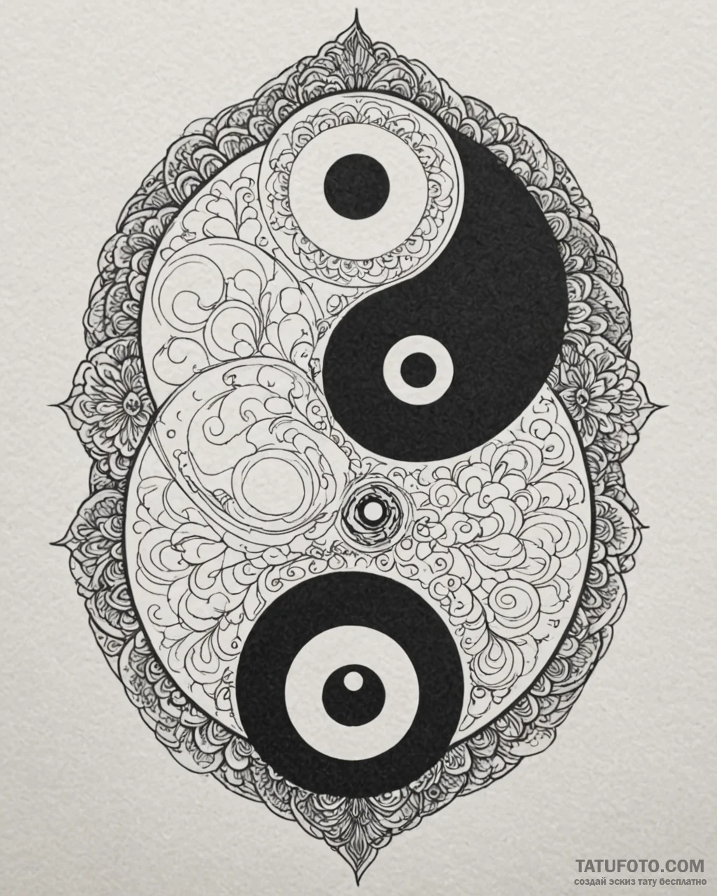 Tattoo sketch, master oogway silhouette with... - эскиз тату (№1753195143_0, 22.07.2025 14:39) — Tatufoto.com