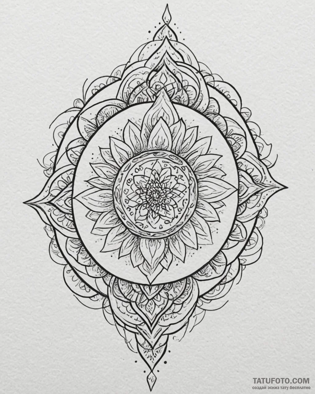 Tat tattoo sketch, elemental magic depiction... - эскиз тату (№1753195907_0, 22.07.2025 14:51) — Tatufoto.com