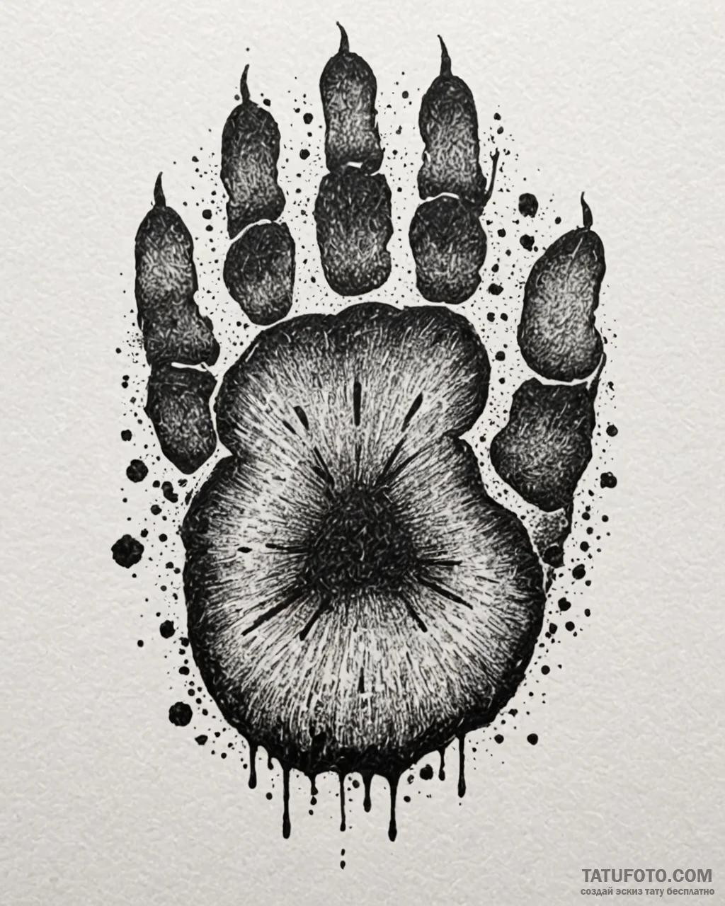 Tat tattoo sketch, animal rights advocate wit... - эскиз тату (№1753200320_0, 22.07.2025 16:05) — Tatufoto.com