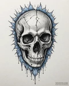 Eskiz.to, tattoo sketch, ice age fossil skull... - эскиз тату (№1753202454_0, 22.07.2025 16:40) — Tatufoto.com