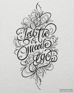 Tattoo sketch, delicate calligraphy phrase “l... - эскиз тату (№1753203552_0, 22.07.2025 16:59) — Tatufoto.com