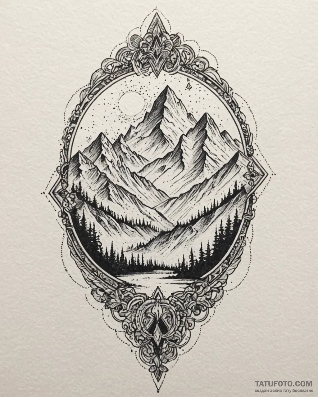 Eskiz.to, tattoo sketch, manny surrounded by... - эскиз тату (№1753207442_0, 22.07.2025 18:04) — Tatufoto.com