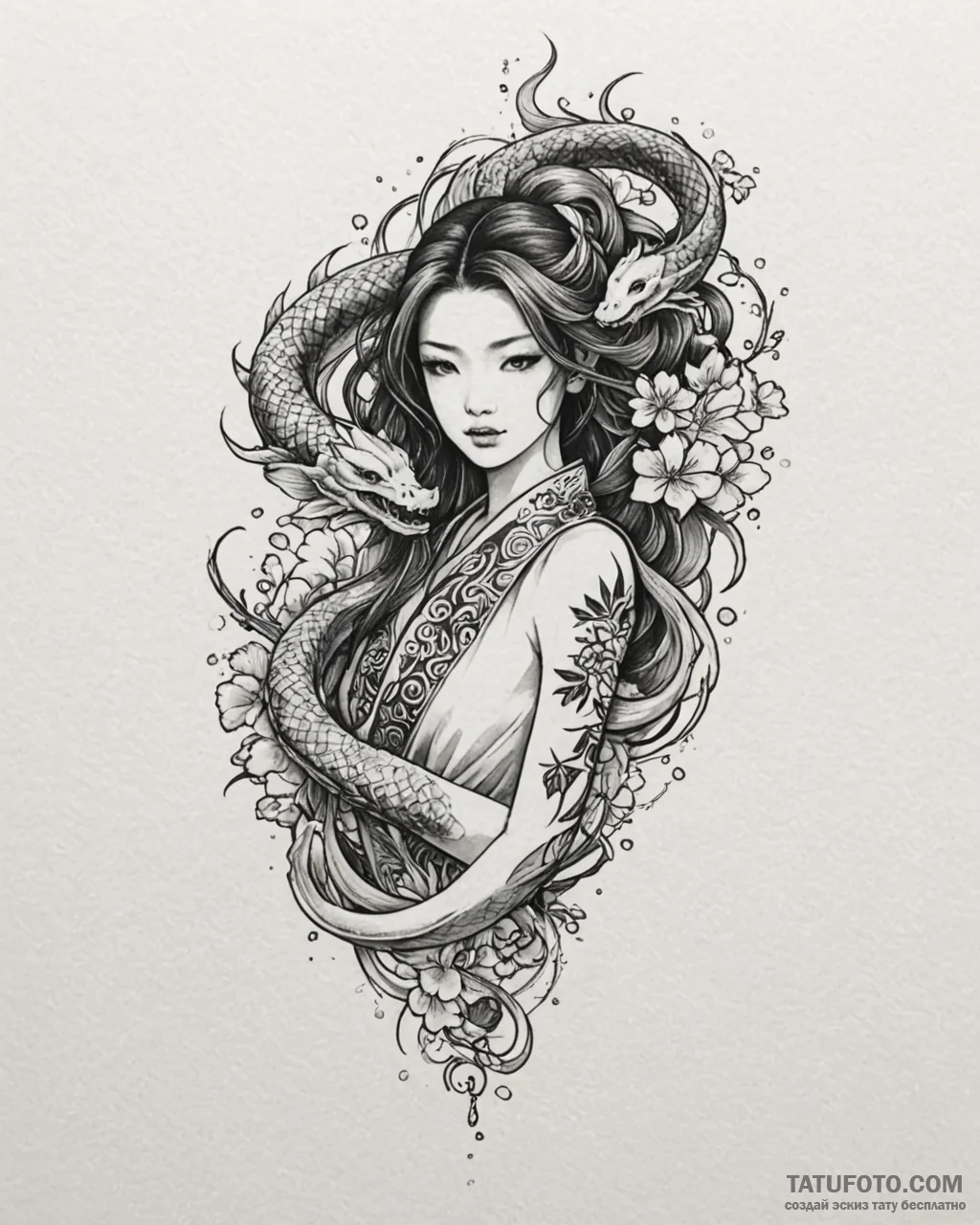 Tat tattoo sketch, barber’s scissors cutting... - эскиз тату (№1753207950_0, 22.07.2025 18:12) — Tatufoto.com