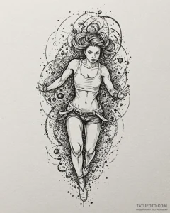 Eskiz.to, tattoo sketch, dash breaking throug... - эскиз тату (№1753212784_0, 22.07.2025 19:33) — Tatufoto.com