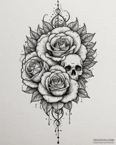музыкальные волны и ритмы, tattoo sketch desi... - эскиз тату (№1753212950_0, 22.07.2025 19:35) — Tatufoto.com