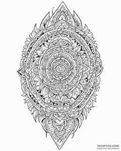 Tattoo sketch, tribal ethnic ornamental band... - эскиз тату (№1753213968_0, 22.07.2025 19:52) — Tatufoto.com