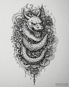 Tat tattoo sketch, startup’s digital lightbul... - эскиз тату (№1753215143_0, 22.07.2025 20:12) — Tatufoto.com