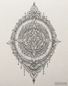 Tattoo sketch, el dorado temple with ancient... - эскиз тату (№1753222618_0, 22.07.2025 22:16) — Tatufoto.com