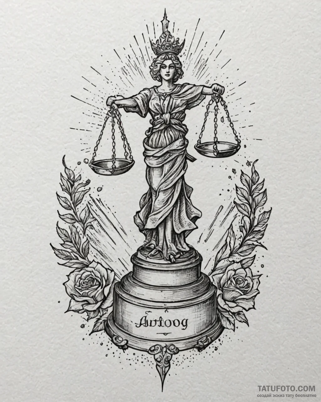 Tat tattoo sketch, judge’s gavel striking wit... - эскиз тату (№1753223888_0, 22.07.2025 22:38) — Tatufoto.com