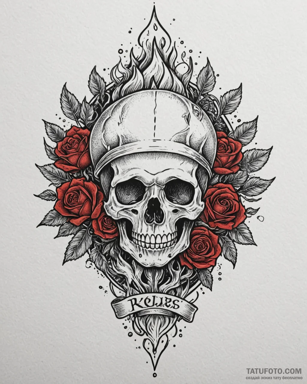 Eskiz.to, tattoo sketch, remy cooking with fl... - эскиз тату (№1753227256_0, 22.07.2025 23:34) — Tatufoto.com