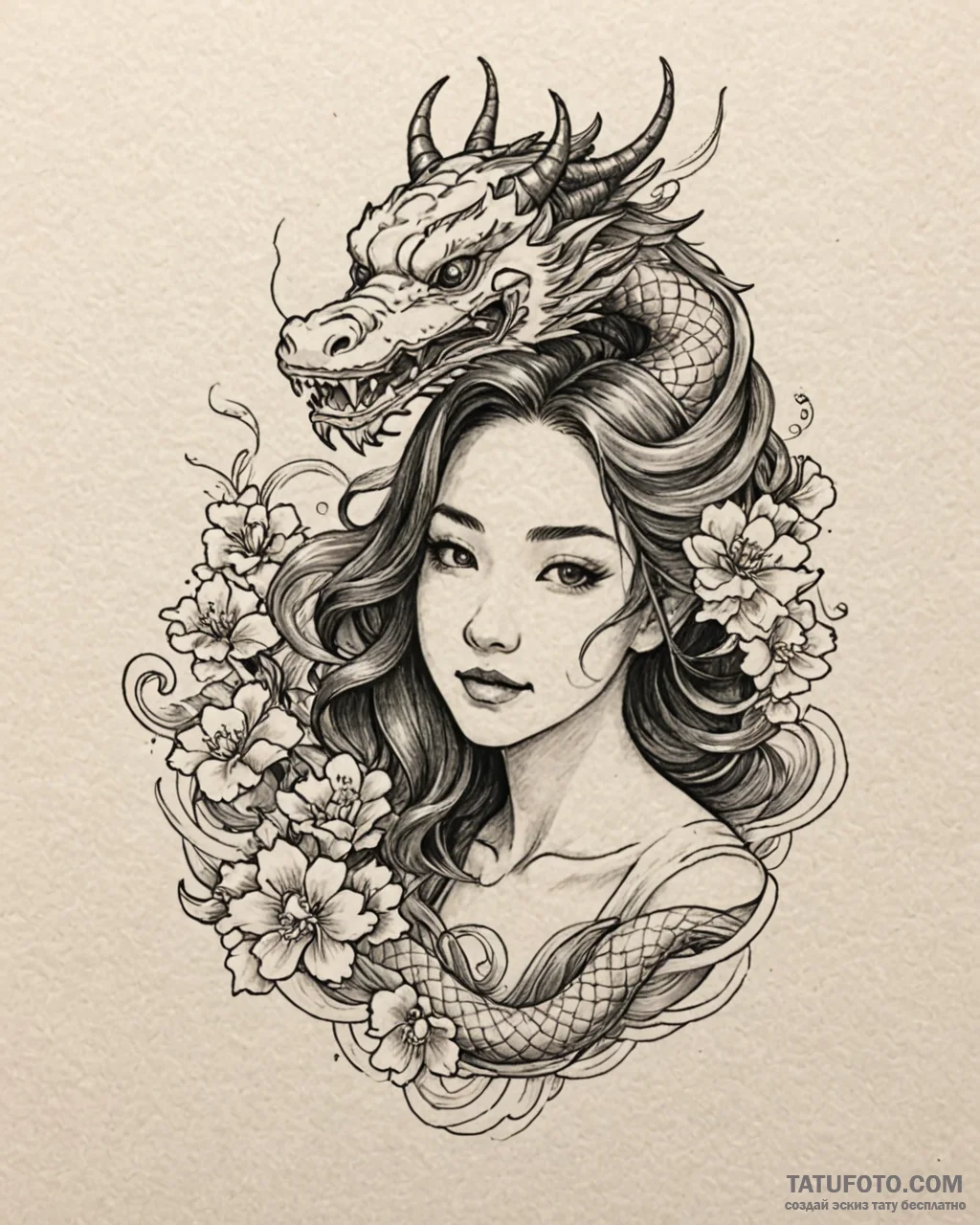 Eskiz.to, tattoo sketch, colette smiling conf… — эскиз тату (№1753227505_0, 22.07.2025 23:38) — Tatufoto.com