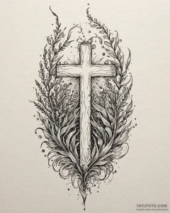 Tat tattoo sketch, wade submerged in glowing... - эскиз тату (№1753265803_0, 23.07.2025 10:16) — Tatufoto.com