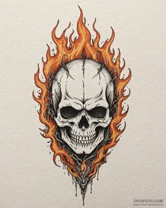 Tat tattoo sketch, metalhead with skull mask... - эскиз тату (№1753268026_0, 23.07.2025 10:53) — Tatufoto.com