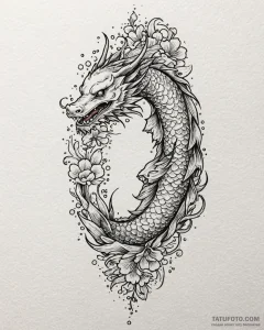 Tat tattoo sketch, hyperrealistic leaf covere... - эскиз тату (№1753270642_0, 23.07.2025 11:37) — Tatufoto.com