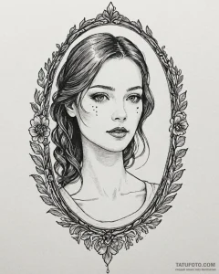 Eskizto, tattoo sketch, sally side mirror clo... - эскиз тату (№1753273496_0, 23.07.2025 12:24) — Tatufoto.com