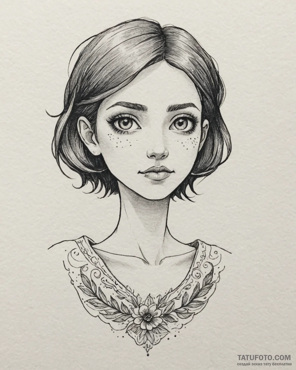 Tattoo sketch, coraline eyes glowing with cou... - эскиз тату (№1753280008_0, 23.07.2025 14:13) — Tatufoto.com