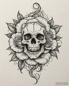Tattoo sketch, water waves crashing with deli... - эскиз тату (№1753282454_0, 23.07.2025 14:54) — Tatufoto.com