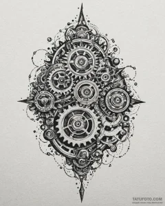 Eskizto, tattoo sketch, bigweld with cogs and... - эскиз тату (№1753282539_0, 23.07.2025 14:55) — Tatufoto.com
