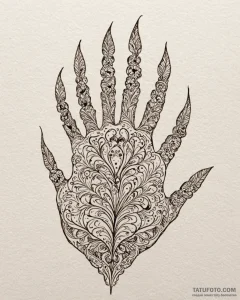 Eskizto, tattoo sketch, diego’s paw prints wi... - эскиз тату (№1753285273_0, 23.07.2025 15:41) — Tatufoto.com