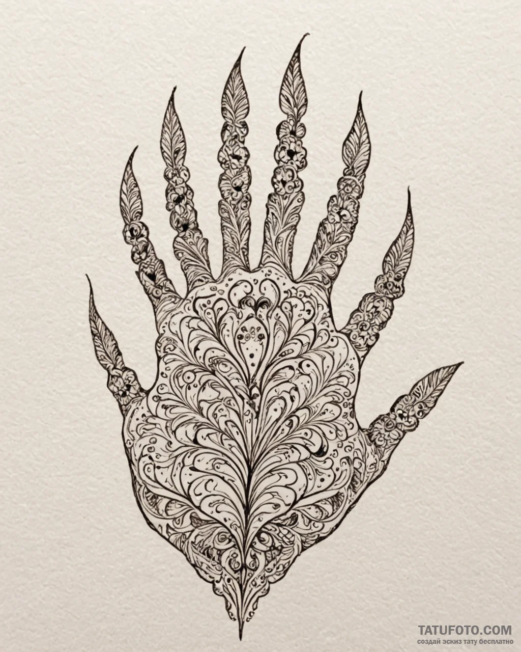Eskizto, tattoo sketch, diego’s paw prints wi... - эскиз тату (№1753285273_0, 23.07.2025 15:41) — Tatufoto.com