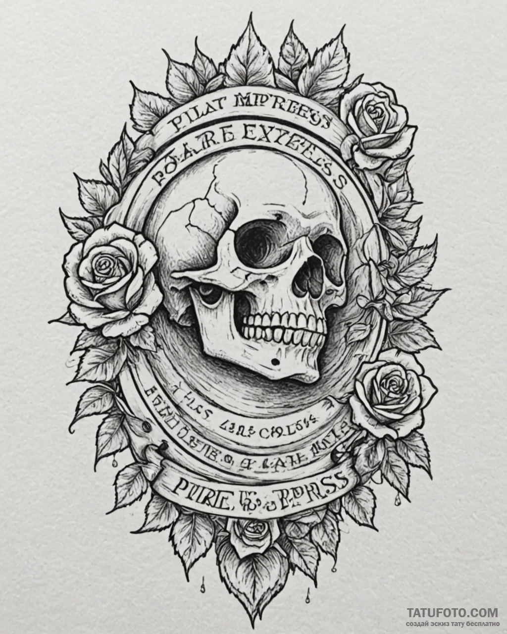 Tattoo sketch, polar express ticket stamped w... - эскиз тату (№1753285358_0, 23.07.2025 15:42) — Tatufoto.com