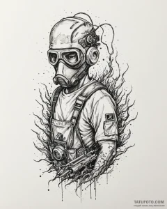 Eskizto, tattoo sketch, rodney with sparks an... - эскиз тату (№1753285872_0, 23.07.2025 15:51) — Tatufoto.com
