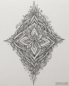 Tattoo sketch, 22 floating with stars and cos... - эскиз тату (№1753289626_0, 23.07.2025 16:53) — Tatufoto.com
