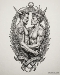 Tattoo sketch, kristoff holding sven’s reins,... - эскиз тату (№1753292141_0, 23.07.2025 17:35) — Tatufoto.com