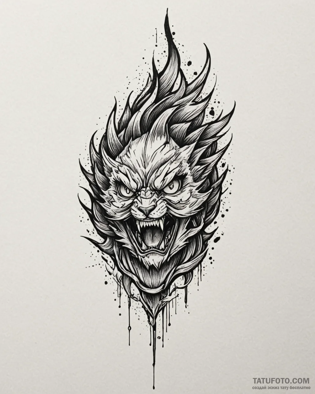 Eskizto, tattoo sketch, dash breaking sound b... - эскиз тату (№1753294654_0, 23.07.2025 18:17) — Tatufoto.com