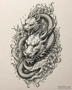 татуировки с тонкими линиями, artistic tattoo... - эскиз тату (№1753298872_0, 23.07.2025 19:27) — Tatufoto.com