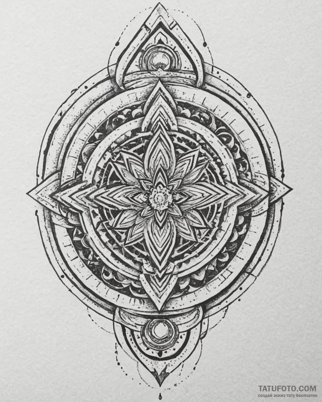Tat tattoo sketch, wyldstyle with glowing eye... - эскиз тату (№1753299040_0, 23.07.2025 19:30) — Tatufoto.com