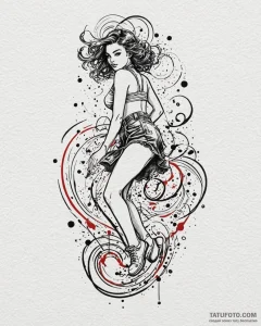 Eskizto, tattoo sketch, fender dancing with s... - эскиз тату (№1753299988_0, 23.07.2025 19:46) — Tatufoto.com