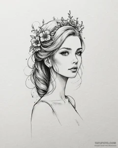 студентка колледжа - эскиз тату (№1753302023_0, 23.07.2025 20:20) — Tatufoto.com