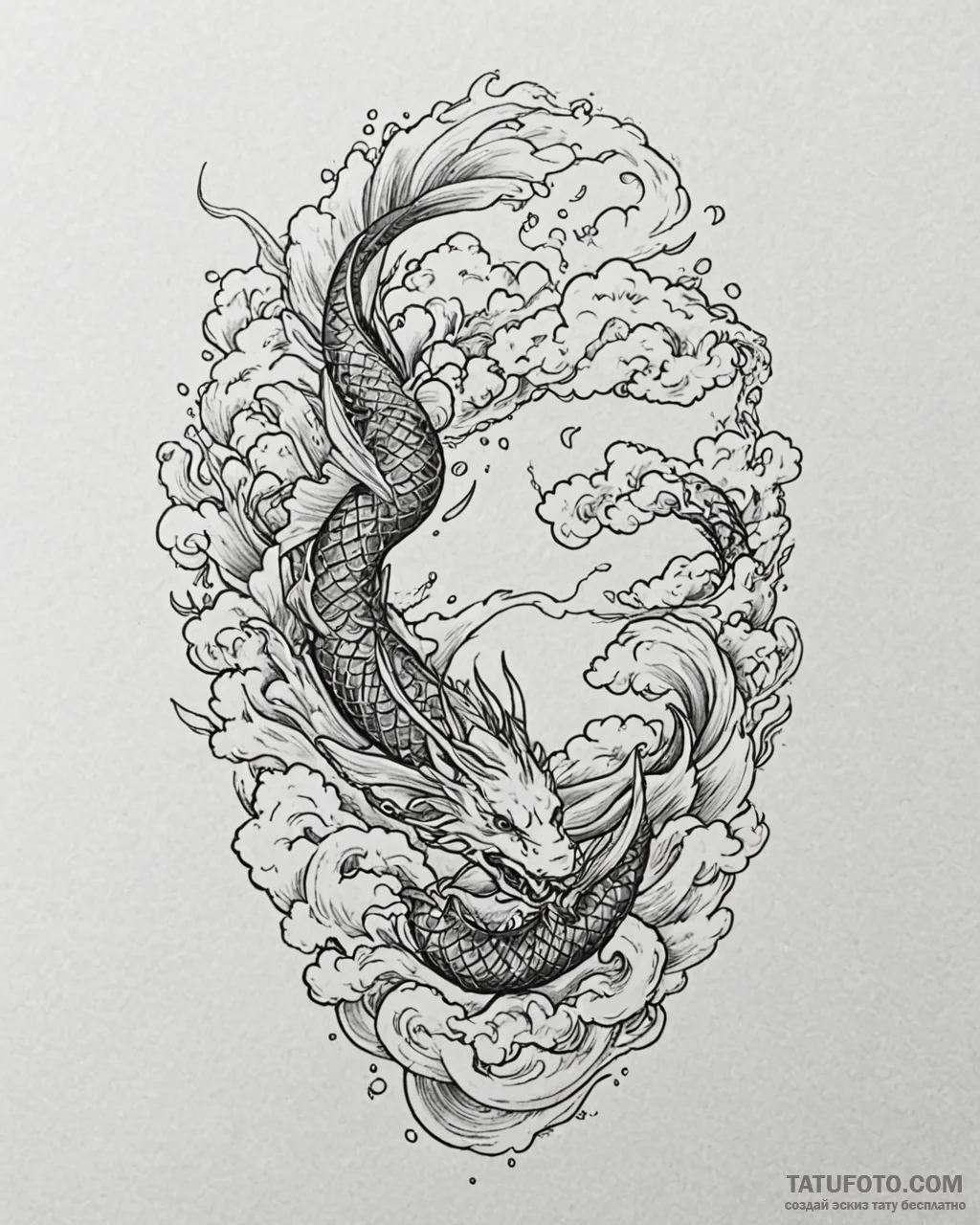 Tat tattoo sketch, soaring birds gliding over... - эскиз тату (№1753303805_0, 23.07.2025 20:50) — Tatufoto.com