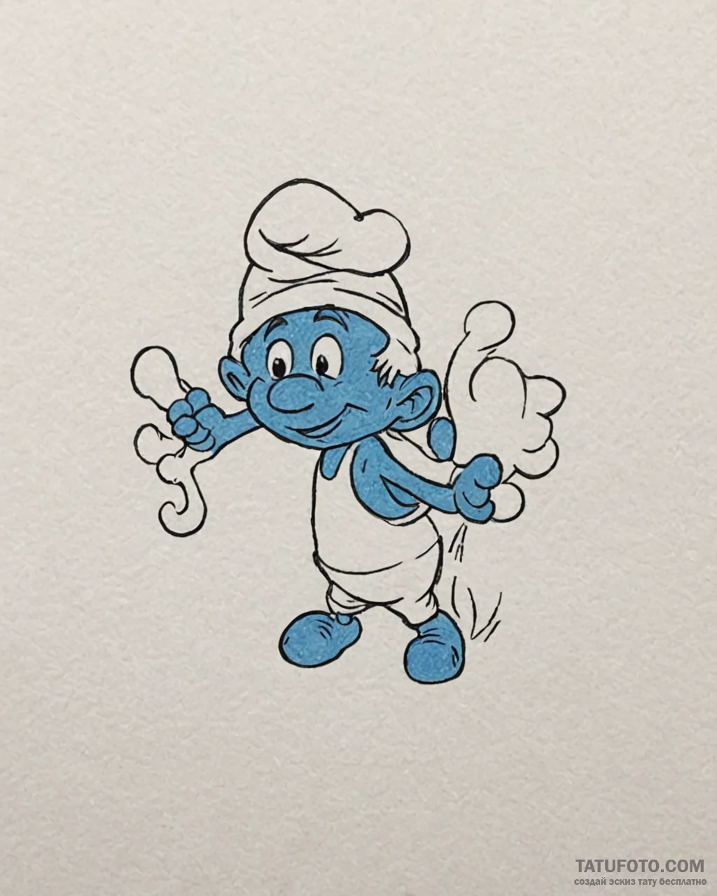 смурфики (the smurfs, 2011) - эскиз тату (№1753304078_0, 23.07.2025 20:54) — Tatufoto.com