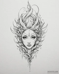 здесь и сейчас - эскиз тату (№1753323245_0, 24.07.2025 02:14) — Tatufoto.com