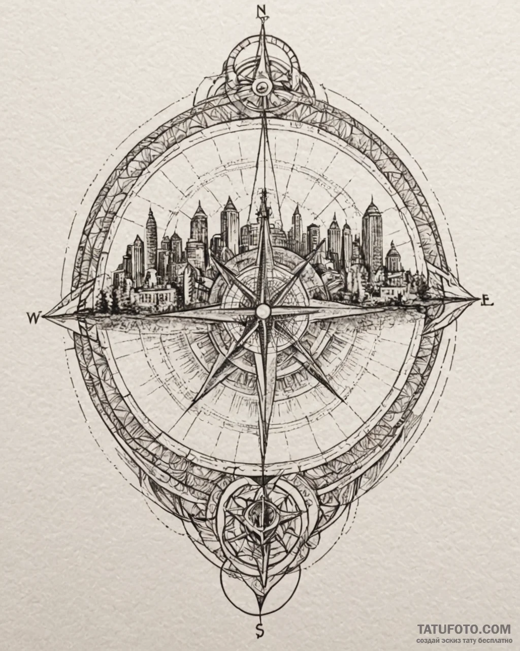 Tat tattoo sketch, architect’s blueprint and... - эскиз тату (№1753359682_0, 24.07.2025 12:21) — Tatufoto.com
