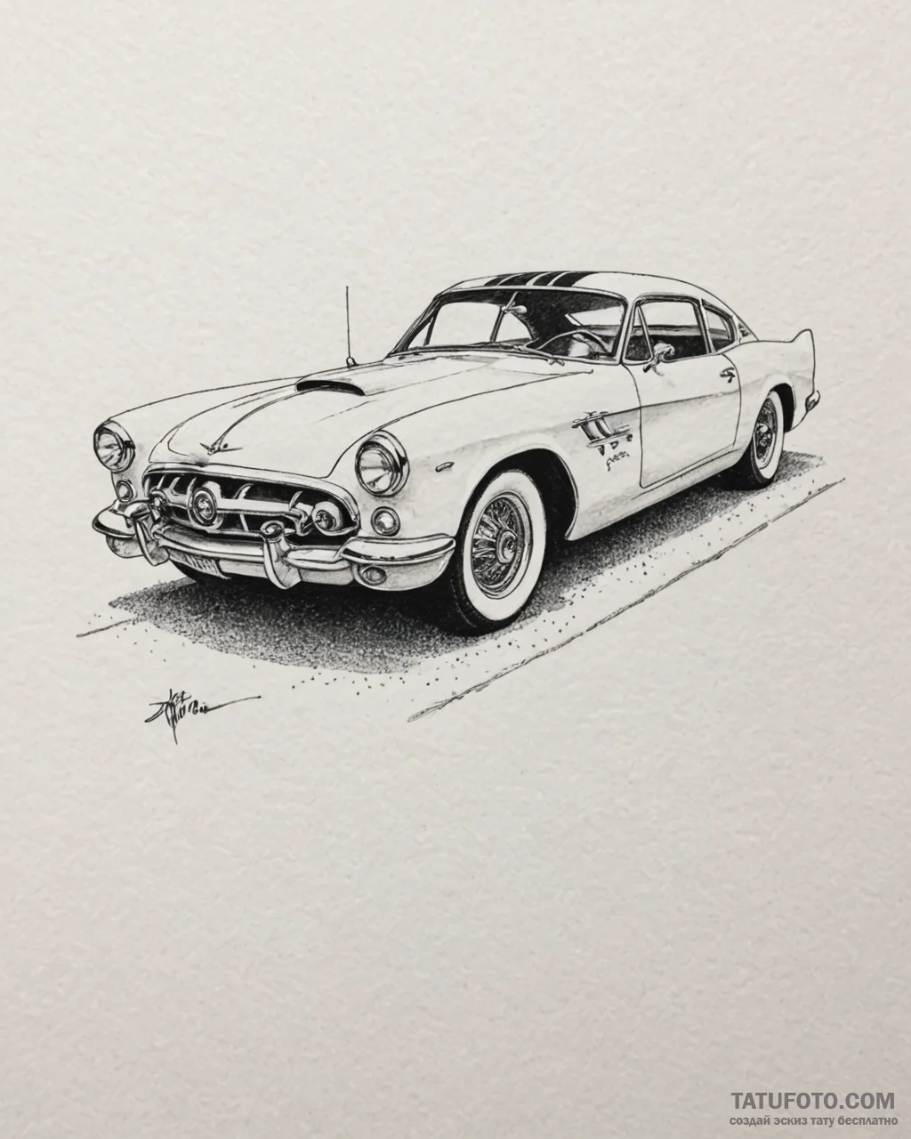 Eskizto, tattoo sketch, doc hudson silhouette... - эскиз тату (№1753365388_0, 24.07.2025 13:56) — Tatufoto.com